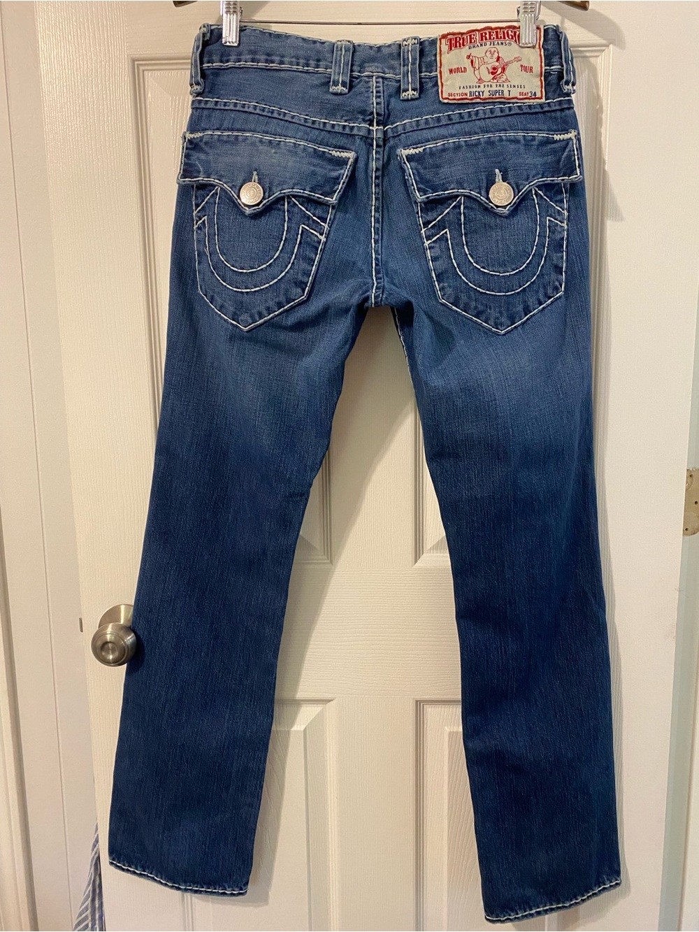 Vintage True Religion Ricky Super T Jeans - Size 30 (Made in USA) - Picture 8 of 15
